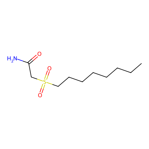 N-辛磺酰基乙酰胺 structure