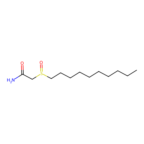2-癸亚磺酰基乙酰胺 structure