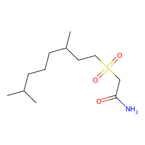 2-(3,7-二甲基辛磺酰基)乙酰胺 structure