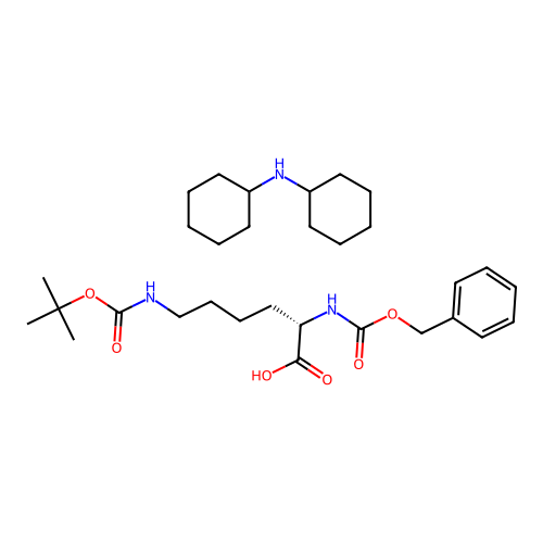 Z-Lys(Boc)-OH.DCHA structure