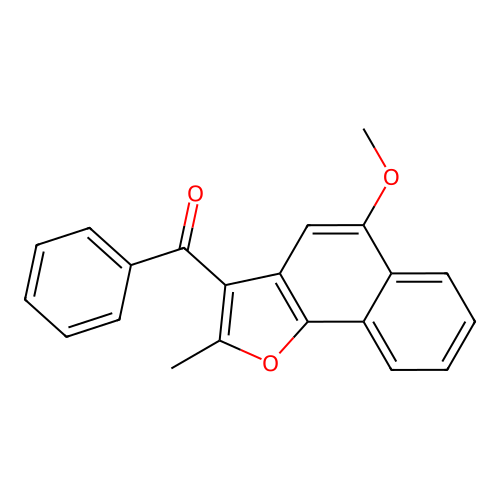 (5-Methoxy-2-methylnaphtho[1,2-b]furan-3-yl)(phenyl)methanone structure