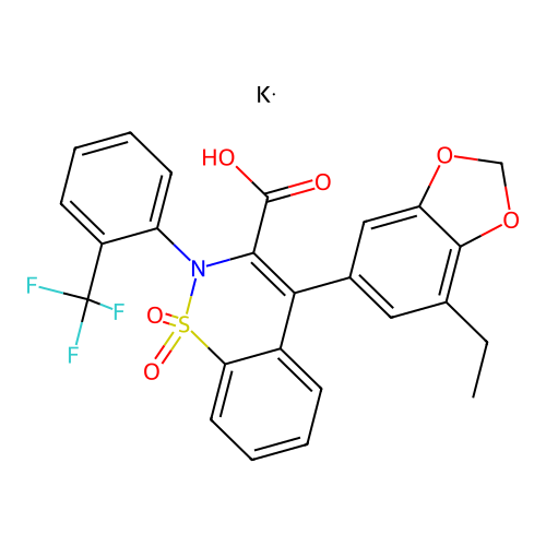Fandosentan potassium structure