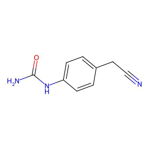 [4-(Cyanomethyl)phenyl]urea structure