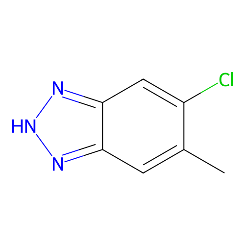5-chloro-6-methyl-2H-benzotriazole structure