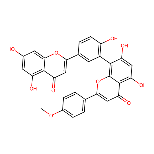 Podocarpusflavone A structure