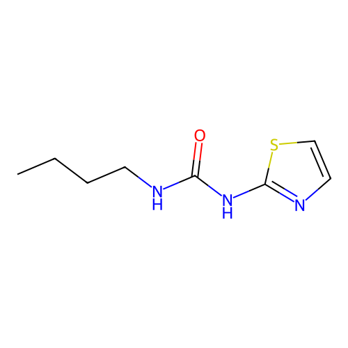 1-Butyl-3-(1,3-thiazol-2-yl)urea structure