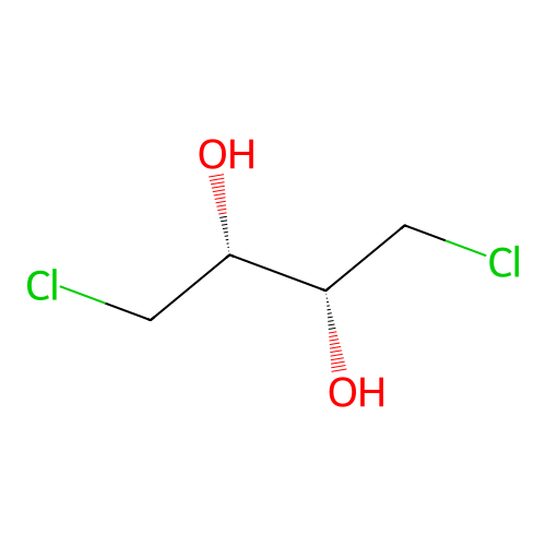 (2R,3R)-1,4-dichlorobutane-2,3-diol structure
