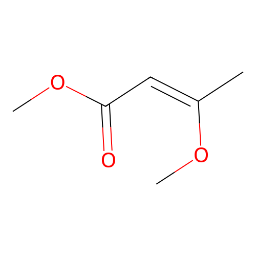2-Butenoic acid, 3-methoxy-, methyl ester structure