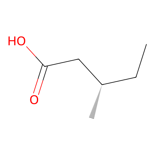 (S)-3-methyl-pentanoic acid structure