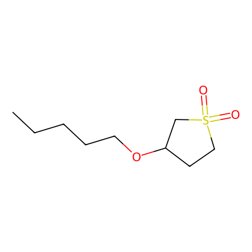 3-Pentyloxythiolane-1,1-dione structure