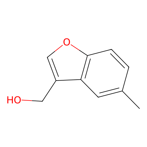 (5-Methyl-1-benzofuran-3-yl)methanol structure