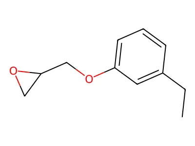 2-[(3-Ethylphenoxy)methyl]oxirane structure