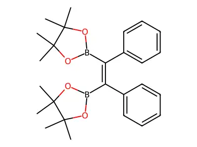 (Z)-1,2-Diphenyl-1,2-bis(4,4,5,5-tetramethyl-1,3,2-dioxaborolan-2-yl)ethene structure