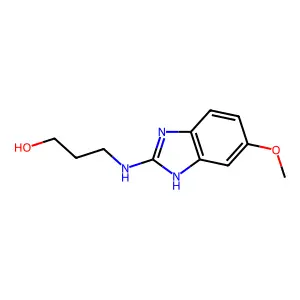 2-(2,3-dihydro-1H-inden-5-yloxy)-2-methylpropanoic acid structure