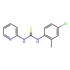 1-(4-Chloro-2-methylphenyl)-3-pyridin-2-ylthiourea structure