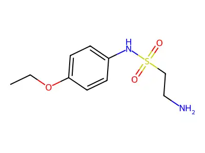 Taurinophenetidine structure