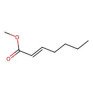 Methyl 2-heptenoate structure