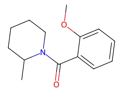 (2-Methoxyphenyl)(2-methylpiperidin-1-yl)methanone structure