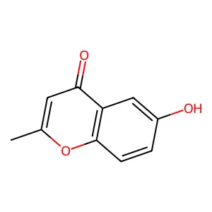 6-hydroxy-2-methyl-4H-chromen-4-one structure
