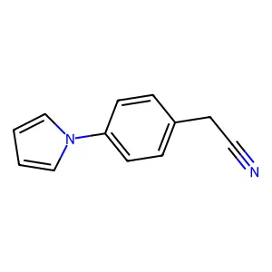 2-[4-(1H-pyrrol-1-yl)phenyl]acetonitrile structure