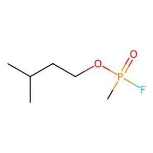 3-Methyl-1-butyl methylphosphonofluoridate structure