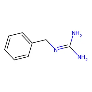 N-(Phenylmethyl)guanidine structure