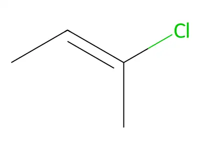 1-Methyl-1-propenyl chloride structure