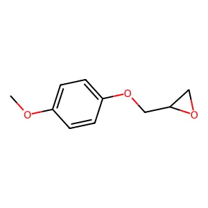 2,3-环氧丙基4'-甲氧基苯基醚 structure