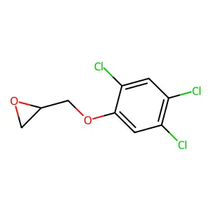 2-[(2,4,5-Trichlorophenoxy)methyl]oxirane structure