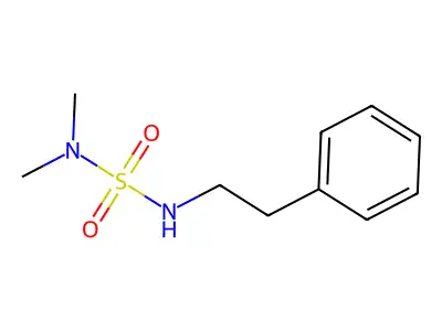 2-(Dimethylsulfamoylamino)ethylbenzene structure