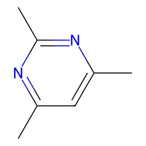 2,4,6-Trimethylpyrimidine structure