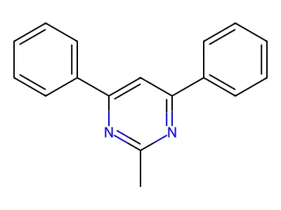 4,6-Diphenylpyrimidin-2-amine structure
