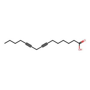 7,10-Pentadecadiynoic acid structure