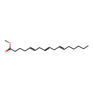 5,8,11-Heptadecatrienoic acid, methyl ester structure