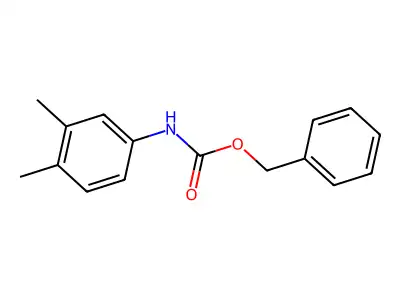 benzyl N-(3,4-dimethylphenyl)carbamate structure