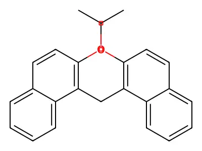 2,2'-Diethoxy-1,1'-methylenedinaphthalene structure