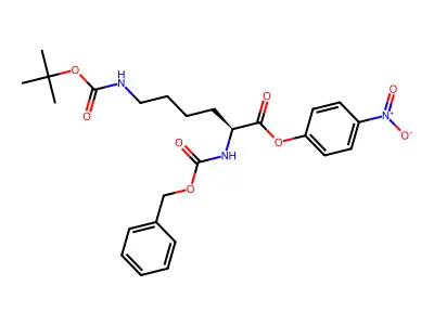 Z-Lys(Boc)-ONp structure