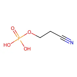 2-氰乙基磷酸二氢酯 structure