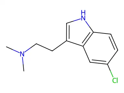 5-Chloro-N,N-dimethyltryptamine structure