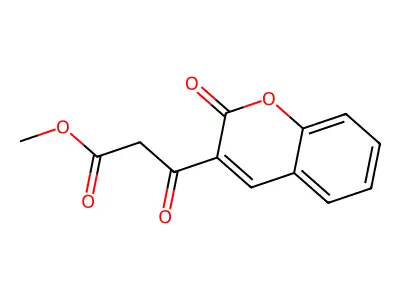 methyl 3-oxo-3-(2-oxo-2H-chromen-3-yl)propanoate structure