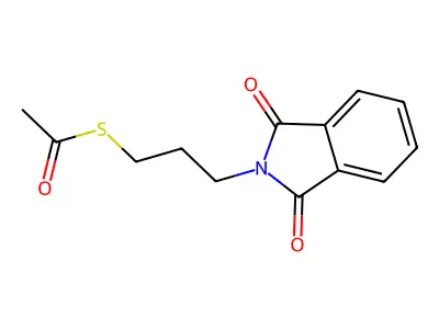 N-(-3-Acetylthiopropyl)phthalimide structure