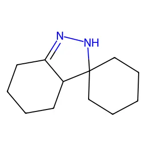 2',3a',4',5',6',7'-Hexahydrospiro[cyclohexane-1,3'-indazole] structure