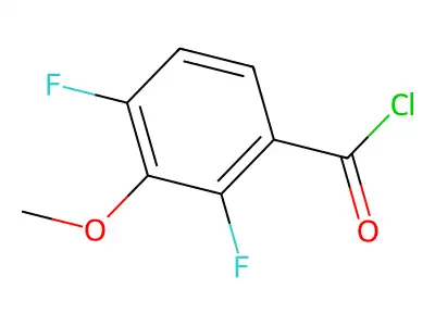 2,4-Difluoro-3-methoxybenzoyl chloride structure