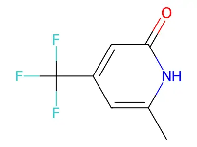 6-Methyl-4-(trifluoromethyl)pyridin-2(1H)-one structure