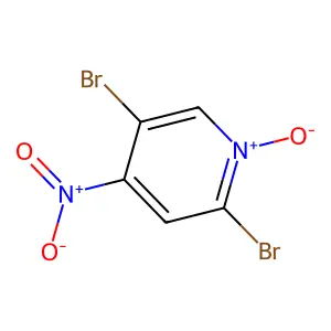 2,5-Dibromo-4-nitropyridin-1-ium-1-olate structure