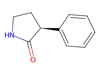 2-Pyrrolidinone, 3-phenyl- structure