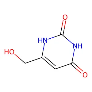 6-(Hydroxymethyl)uracil structure