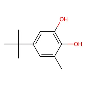 5-tert-Butyl-3-methylpyrocatechol structure