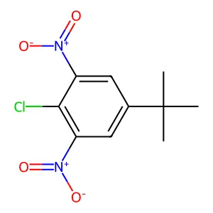 4-tert-Butyl-2,6-dinitrochlorobenzene structure