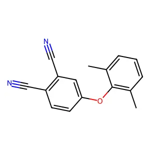 4-(2',6'-Dimethylphenoxy)phthalonitrile structure